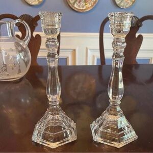 Elegant Crystal Candle Holders